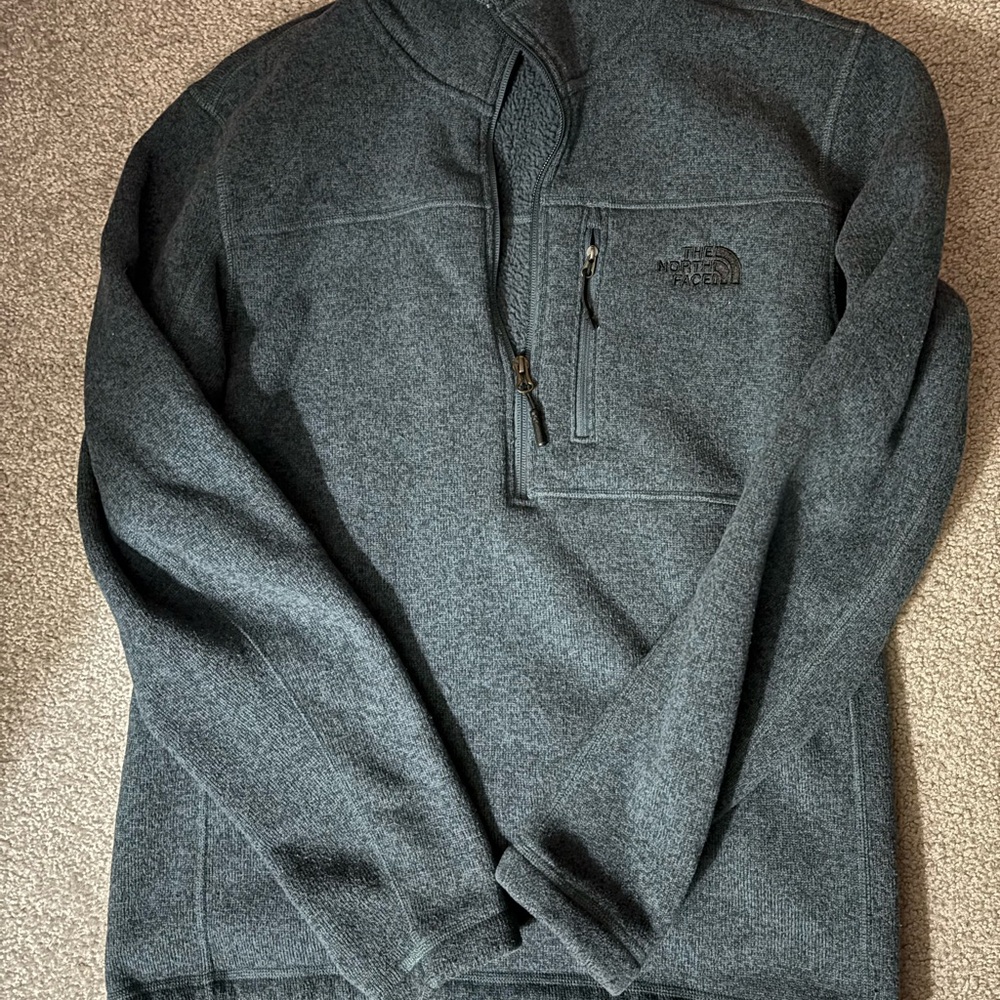 The North Face Men's grayish blue sweater